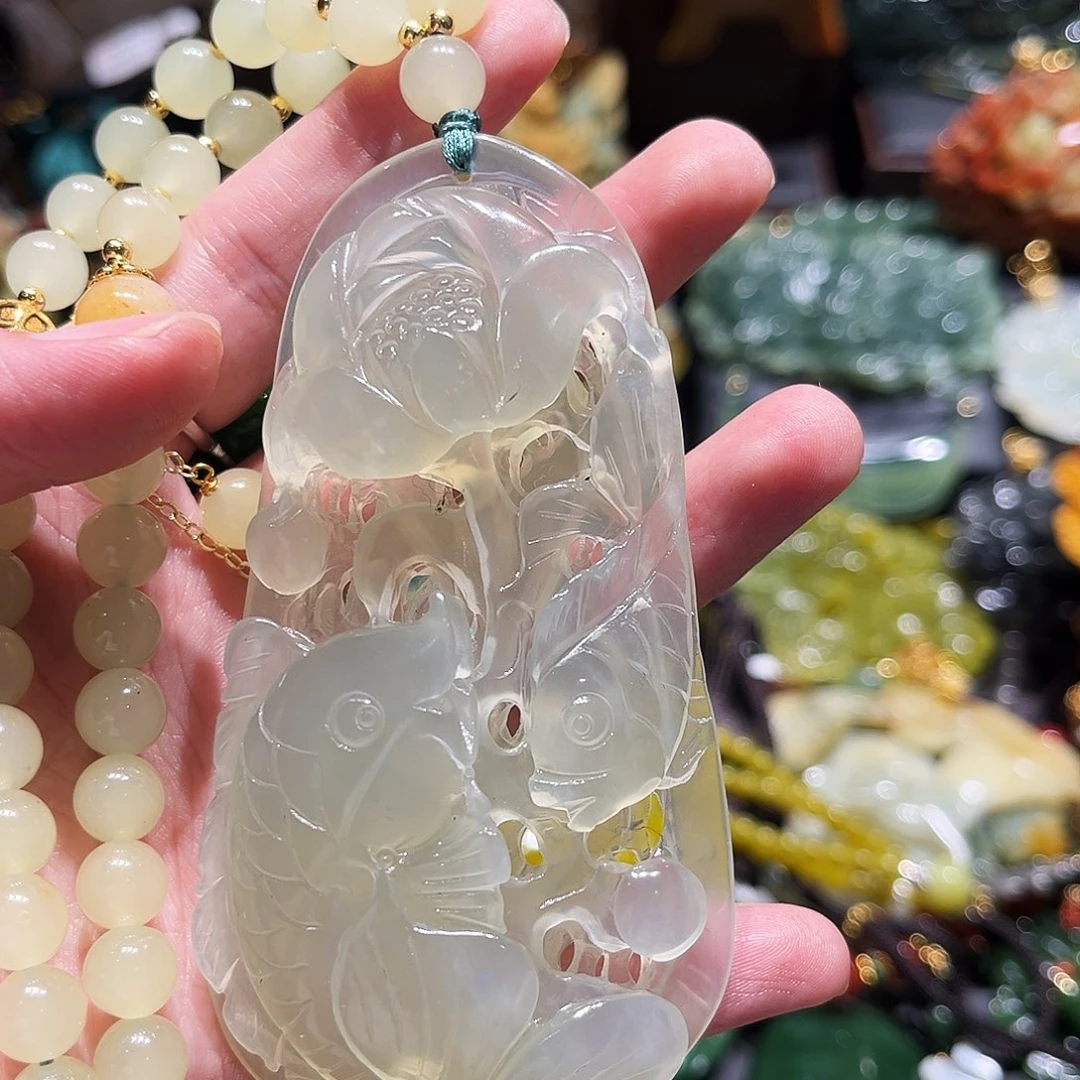 未镶嵌岫玉毛衣链