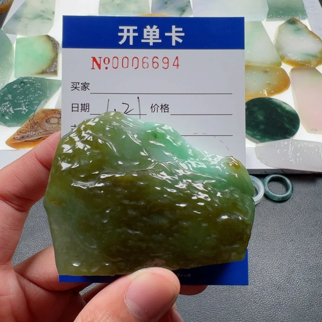 定制翡翠未镶嵌悟****管翡翠
