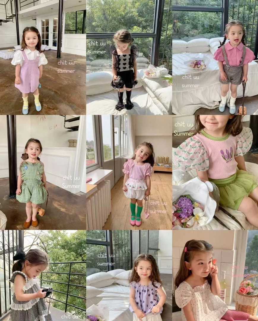 U家夏款A001-A200 女夏季甜美短袖背心裤子（微瑕）叫编码下单