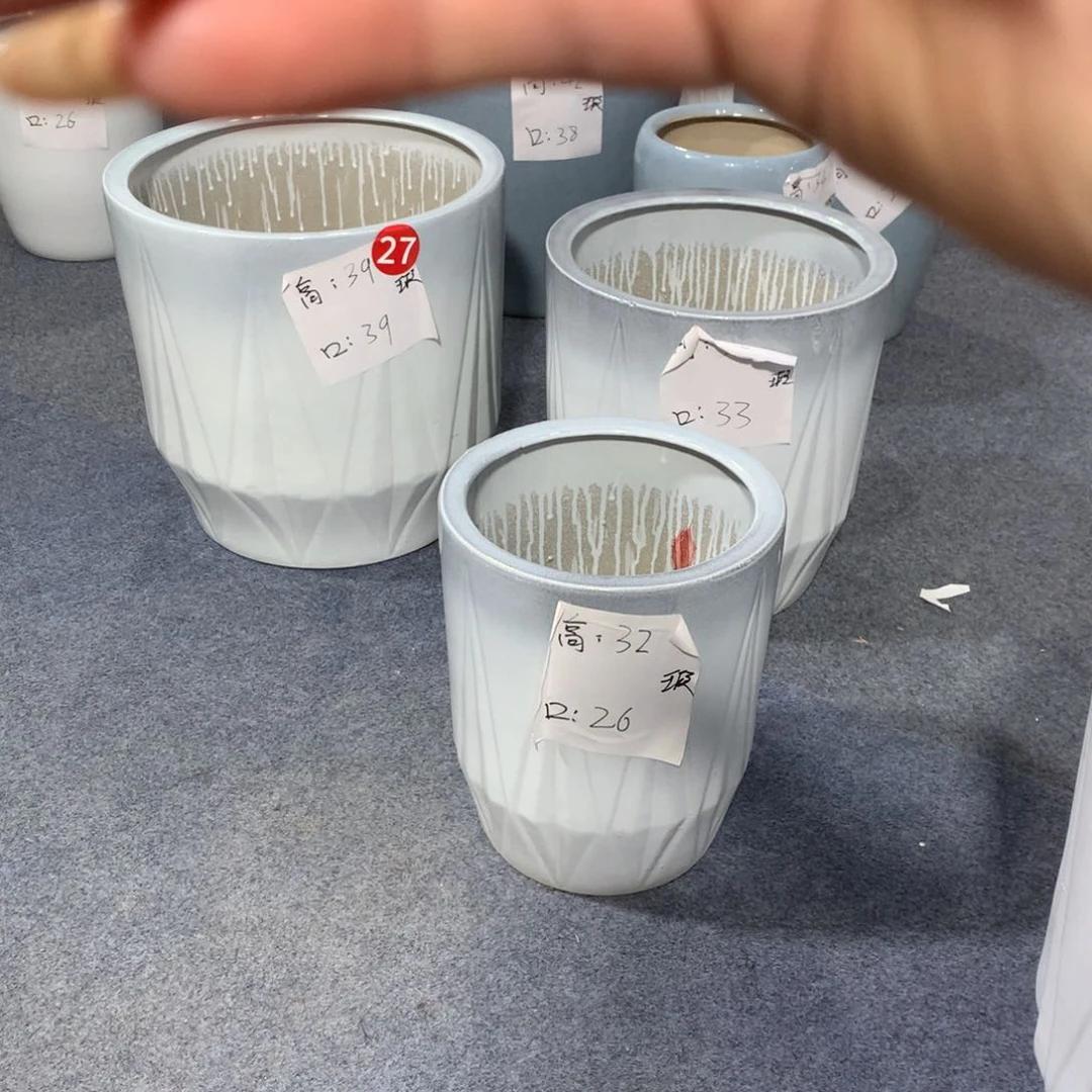 高温陶瓷花盆微瑕