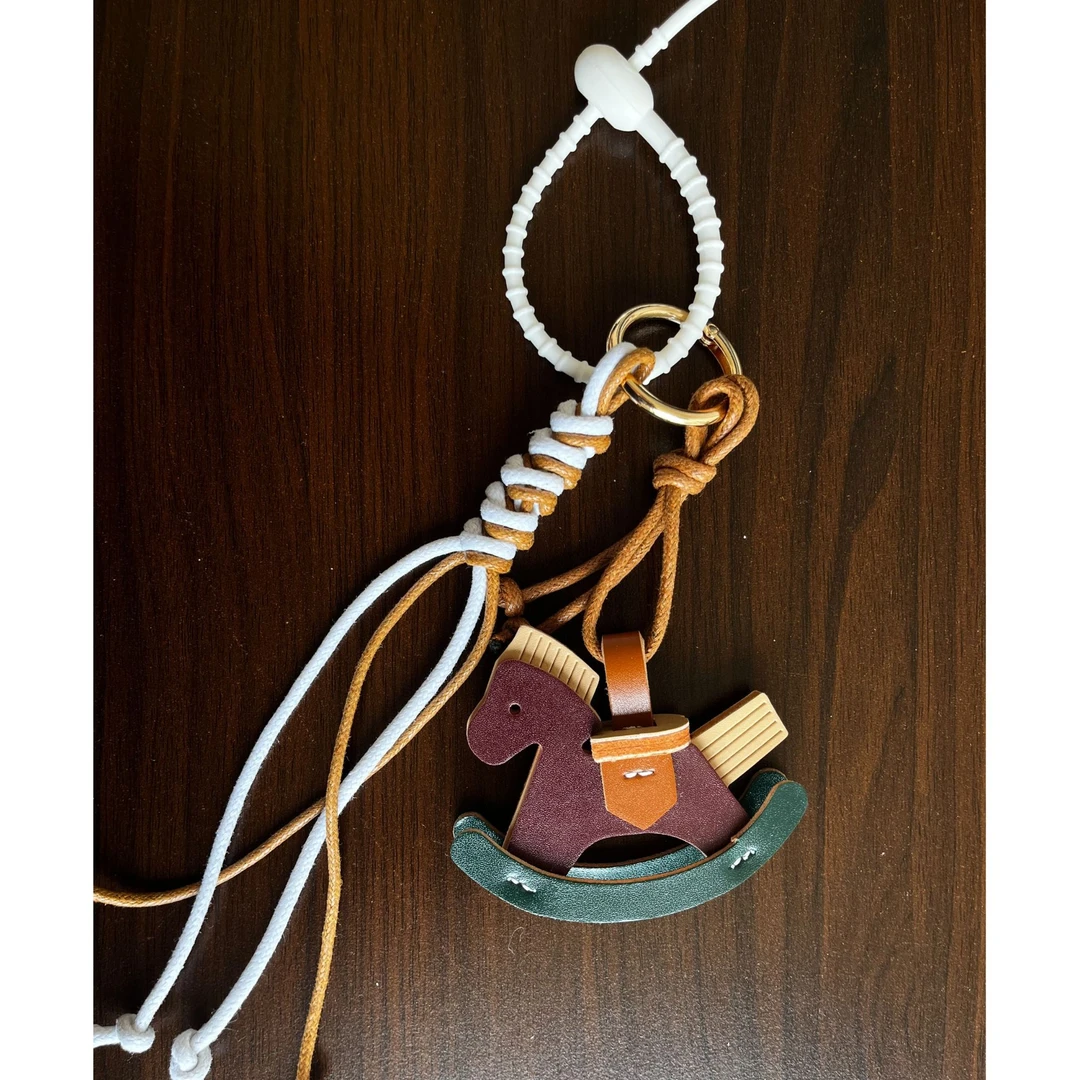 摇摇马挂饰 | 皮革手工小挂饰钥匙挂饰包包挂饰