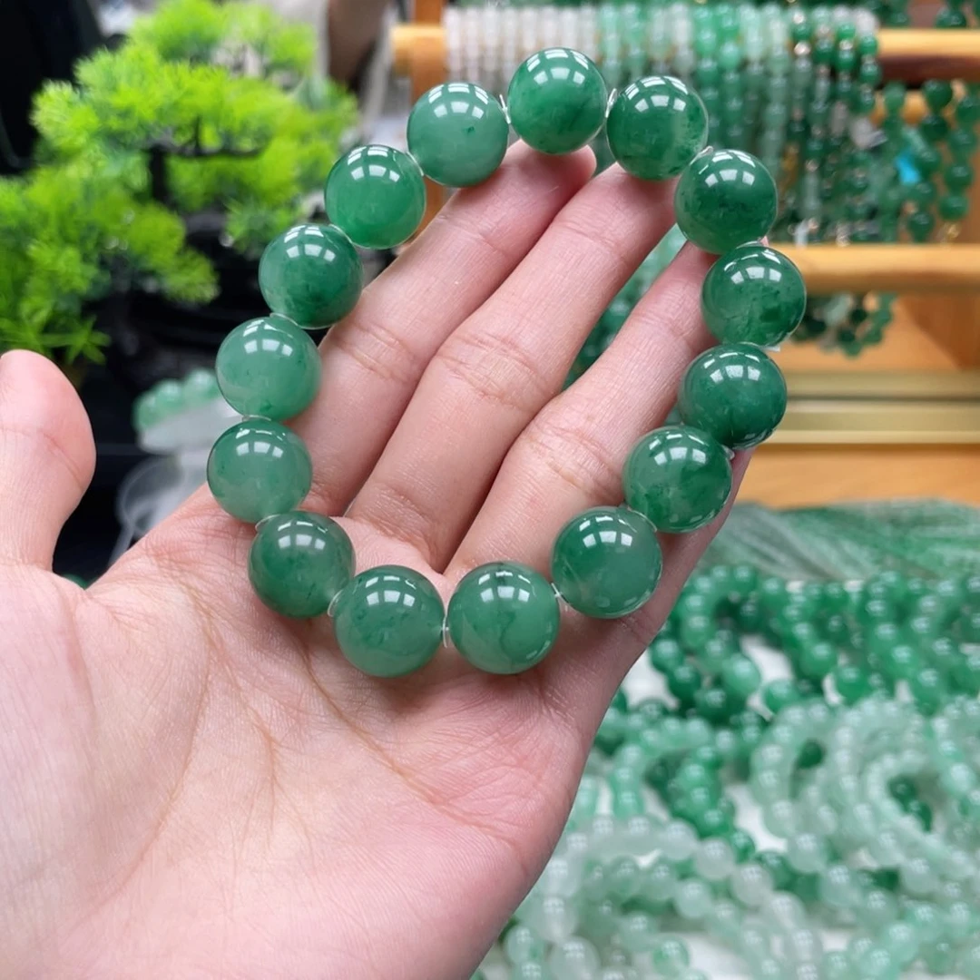 未镶嵌手串石英质玉（非洲翠）