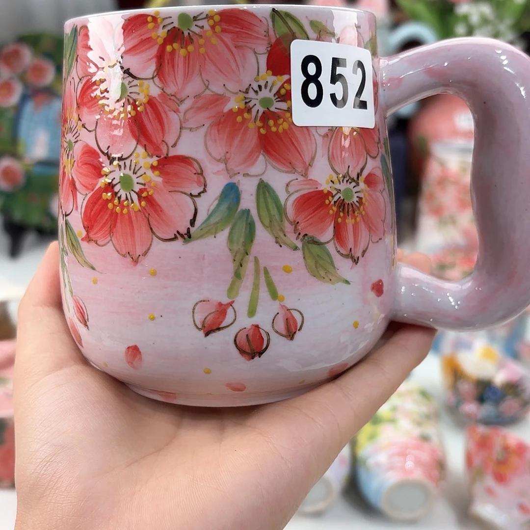 景德镇手绘高温釉下彩陶瓷茶具