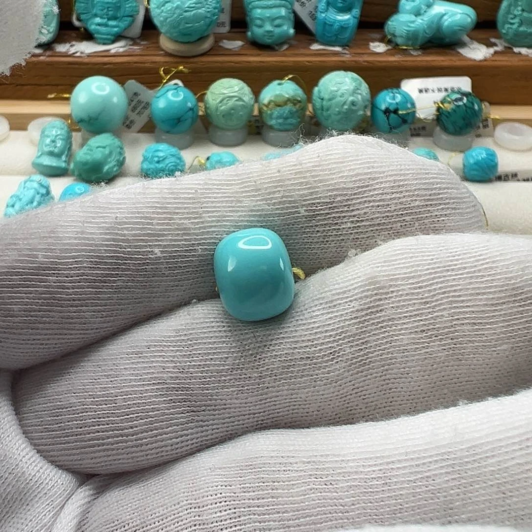 绿松石老型珠 未镶嵌