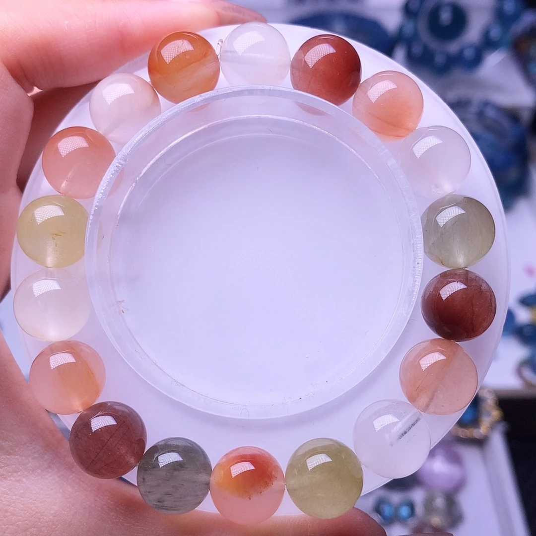 水晶手串未镶嵌多样性