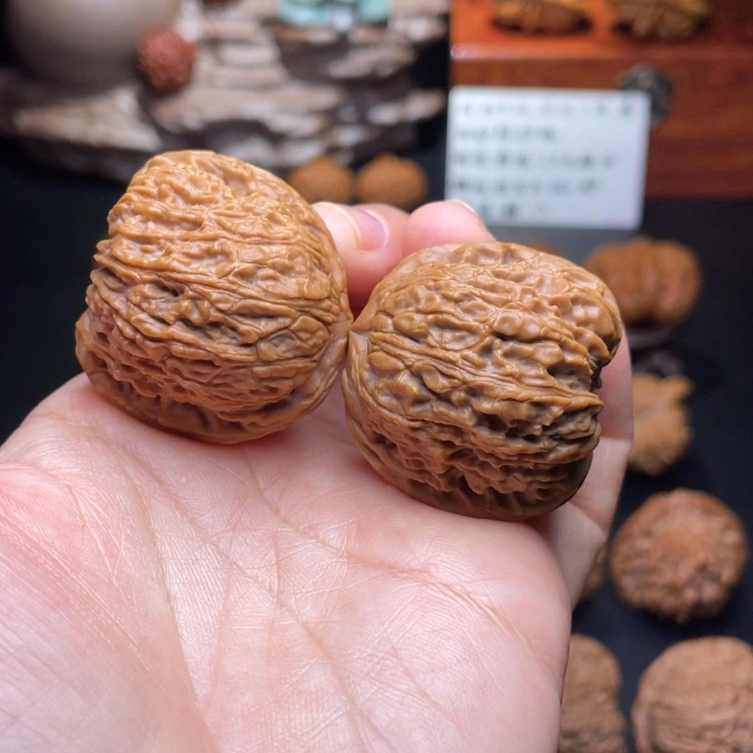 吊坠文玩核桃37凹底拉丝南将石