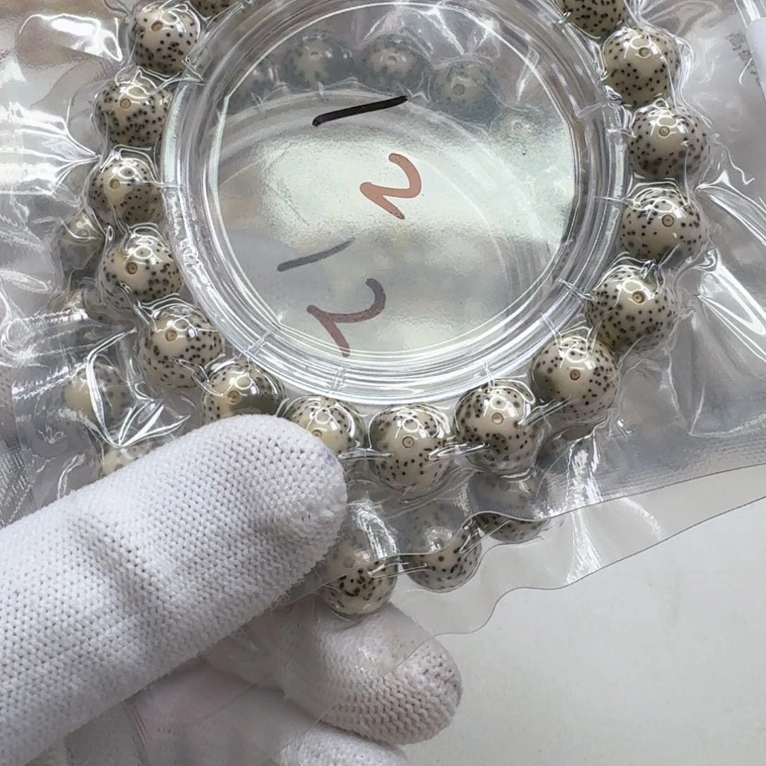 星月菩提手串29尊宠青花石玉12圆单圈