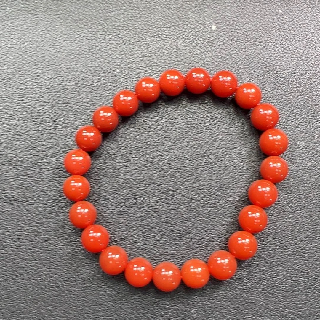 令***梓南红玛瑙未镶嵌单圈