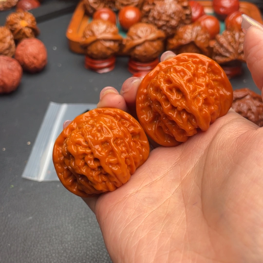 把件文玩核桃四座楼