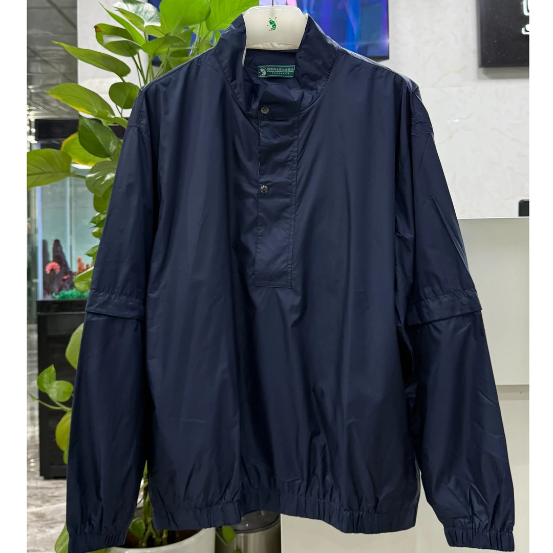 HX憨熊高尔夫服装四季户外运动训练可拆卸袖子轻薄时尚休闲男风衣