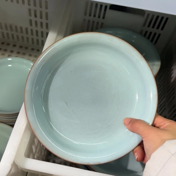 微瑕天青20尺寸餐盘
