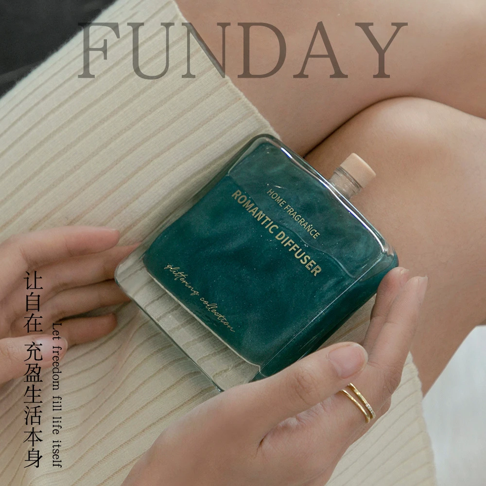 高级流粉香水调植物精油家居摆件空气清新去异味香氛无火香薰