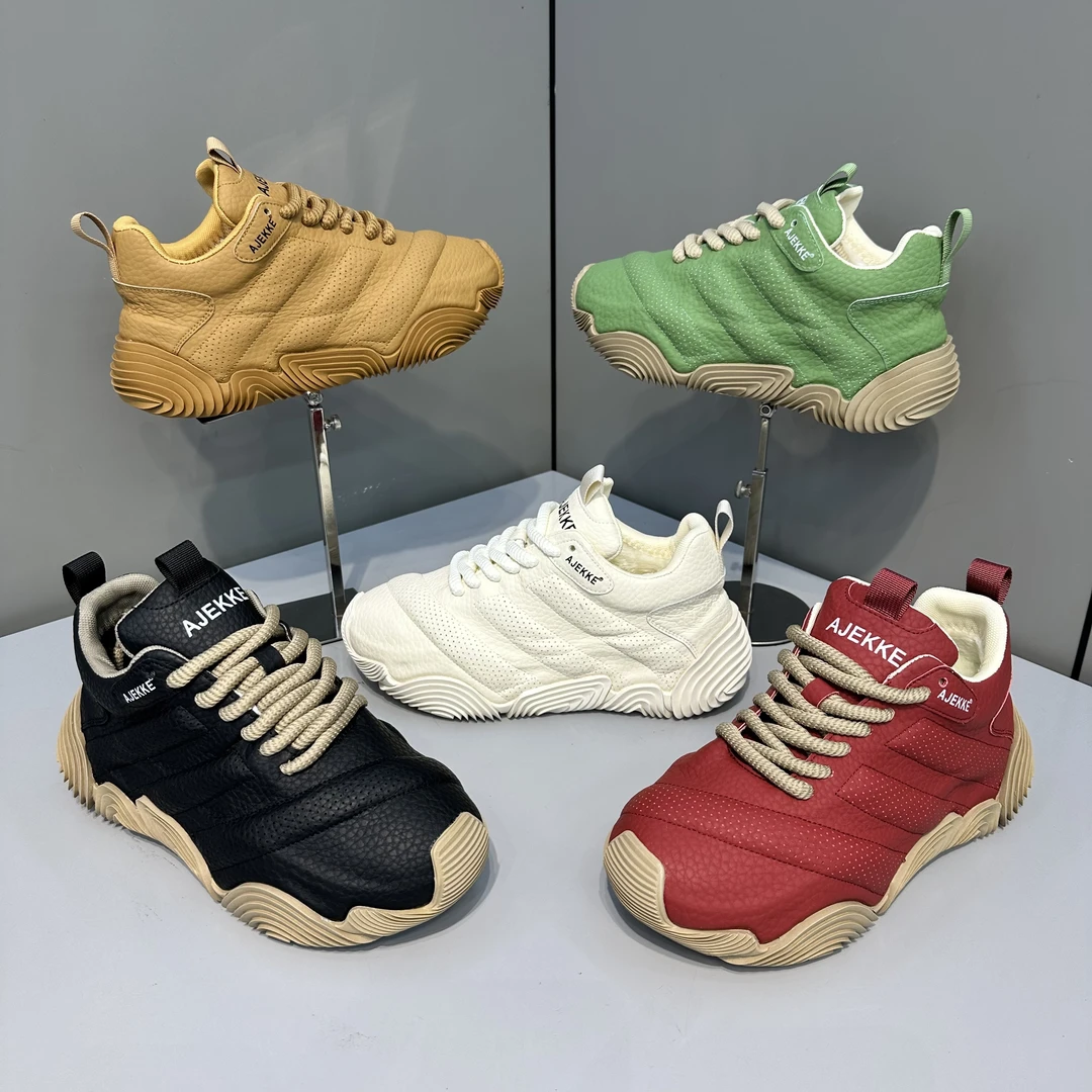 欧洲站潮牌新款男士运动时尚个性加厚秋冬单棉同款舒适潮流潮鞋