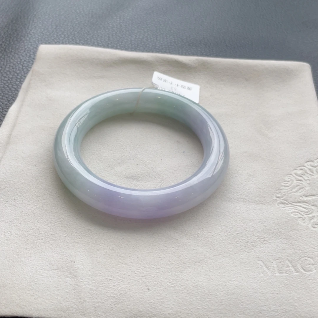 翡翠未镶嵌手镯纹53