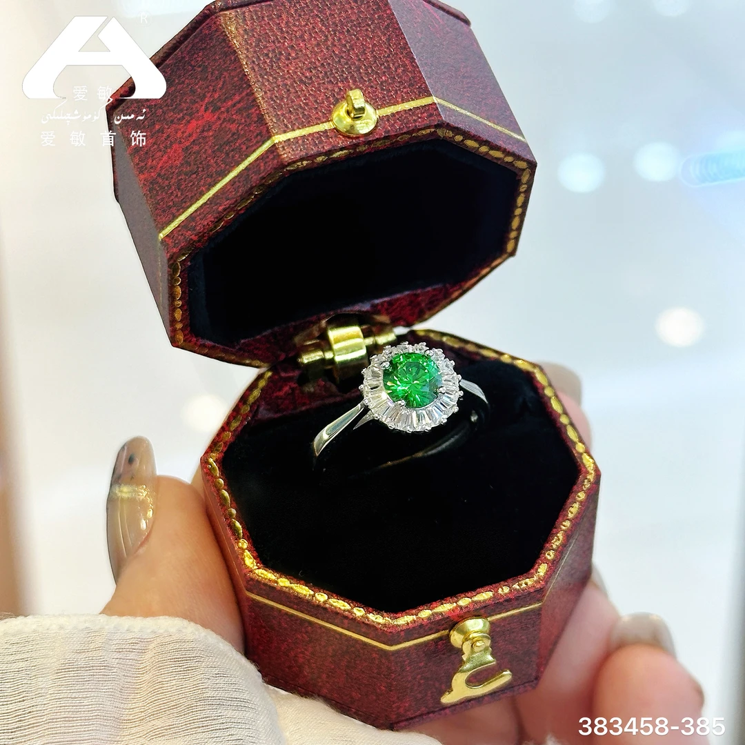 足银戒指 爱敏首饰银戒指383458