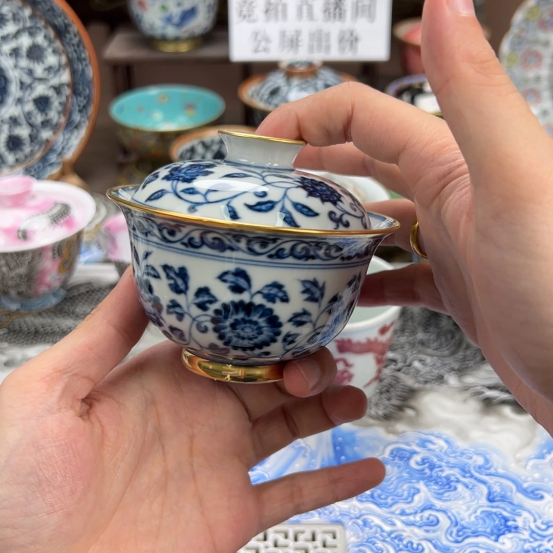 瓷片景德镇手工手绘陶瓷