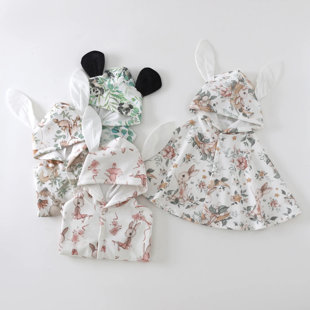 【乔治蓝乔】儿童春季新款斗篷造型不加绒披风504