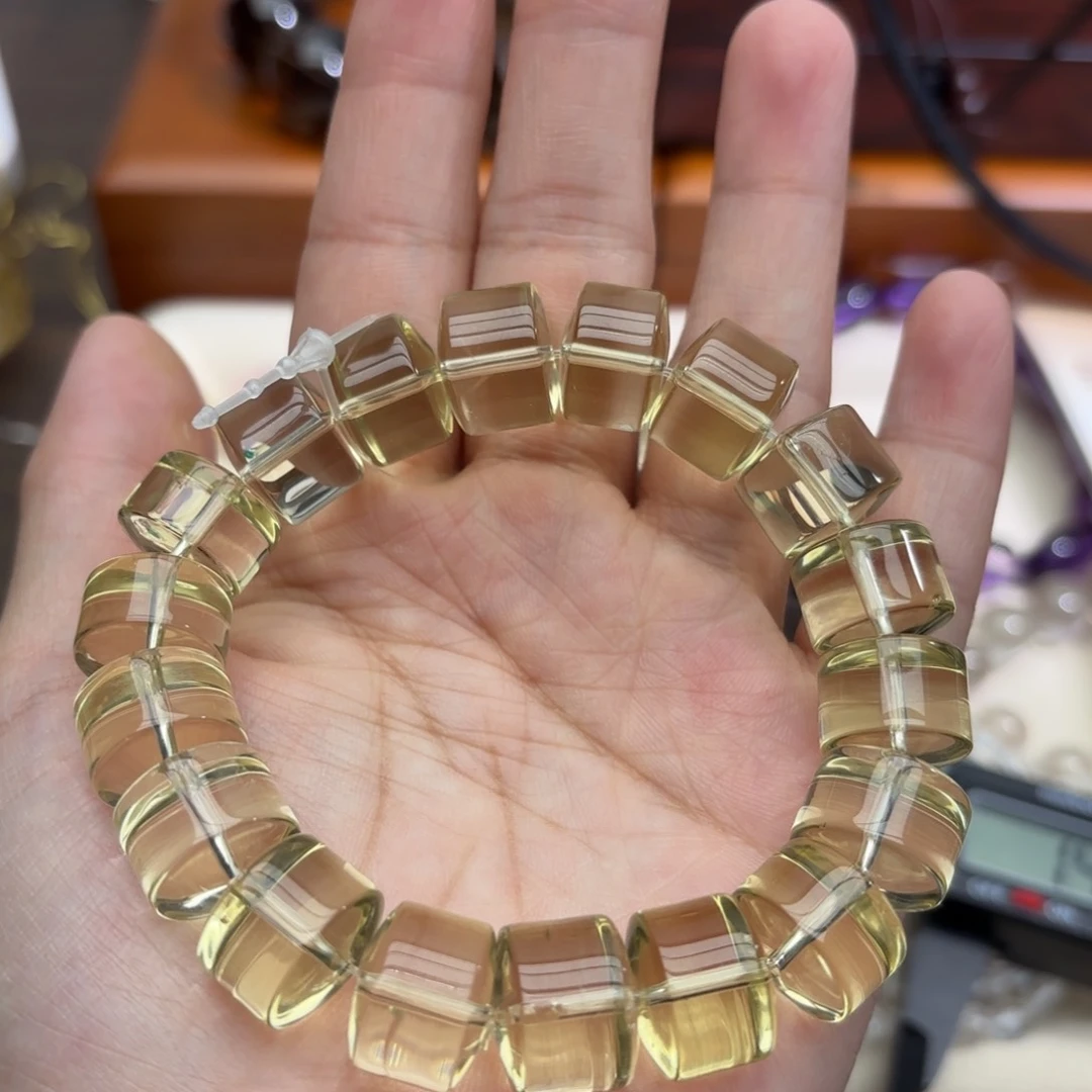 未镶嵌手链水晶黄水晶