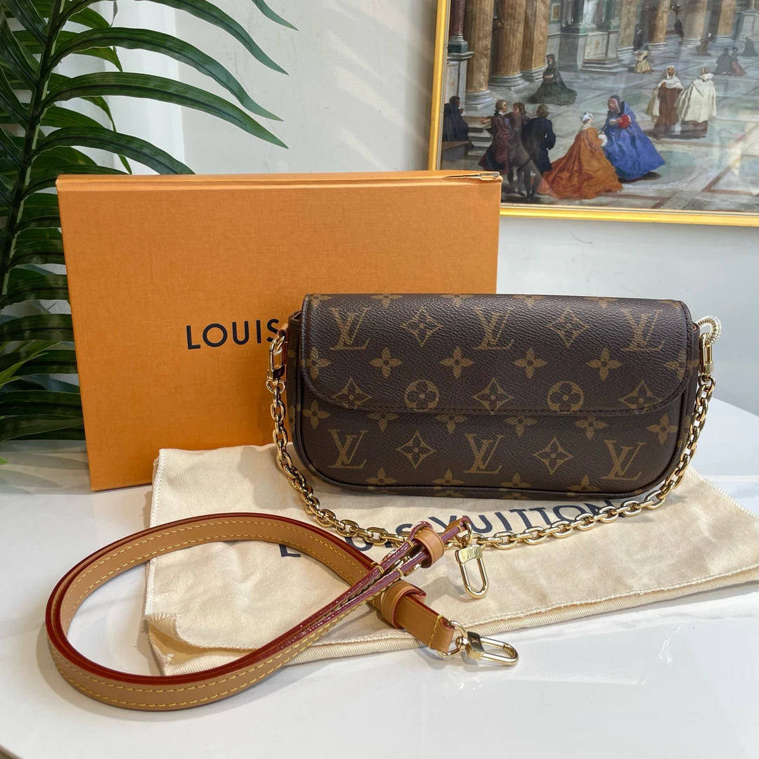 95新 LouisVuitton/路易威登 御古屋/58028/LV ivy法棍 芯片 盒