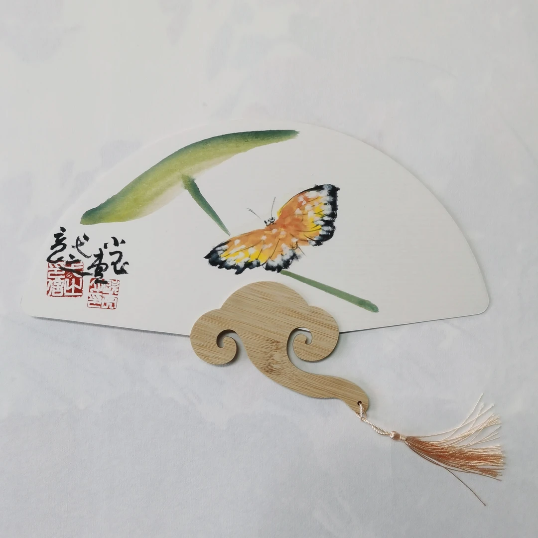 张大风艺术馆 欧亮月手绘扇子AY05