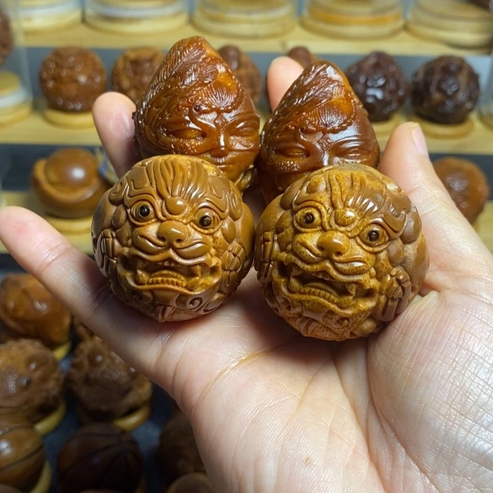 【闪购商品】香榧木锐**取橄榄核雕刻