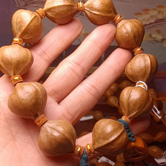 龙***金橄榄核手串/手链橄榄核手串头2.2