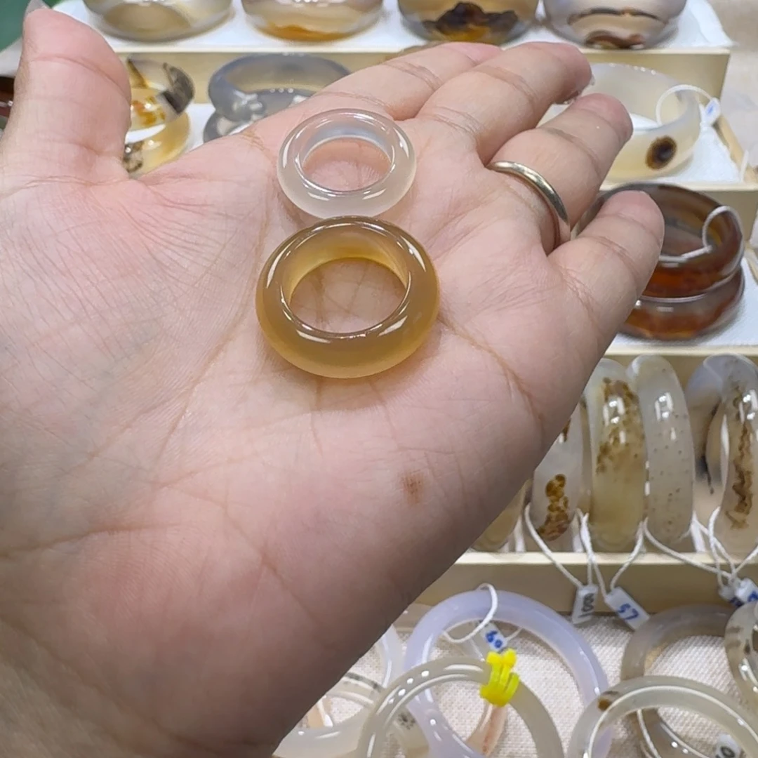 玛瑙/玉髓手镯合金鸯*