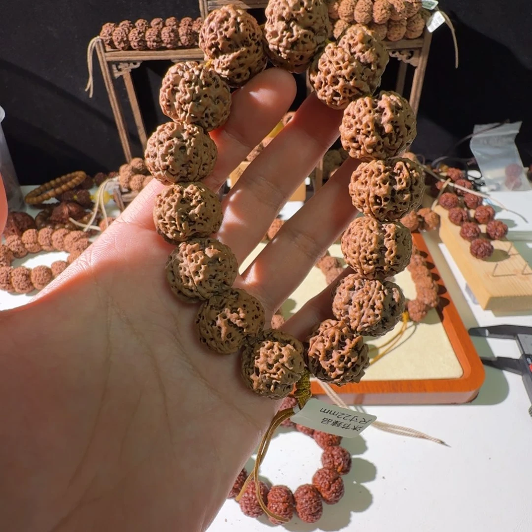 金刚菩提手串22尺寸蜂窝双龙