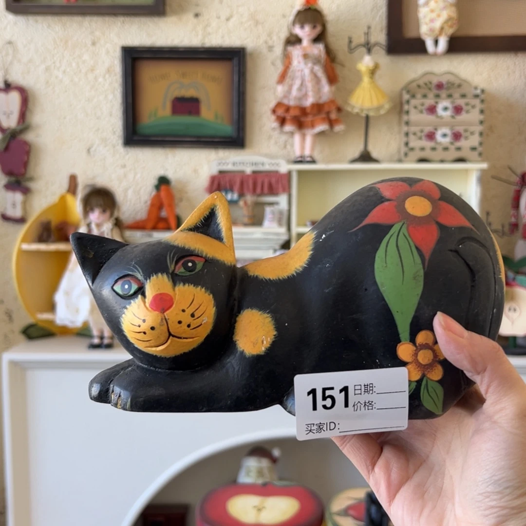 木默认微瑕微脏！外贸样品挂件摆件151