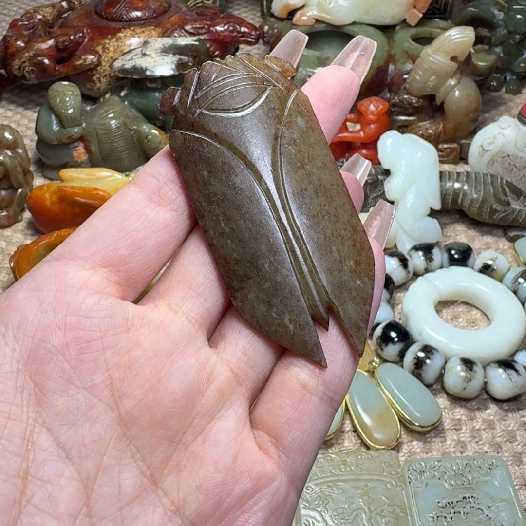 白玉菩提吊坠挂件
