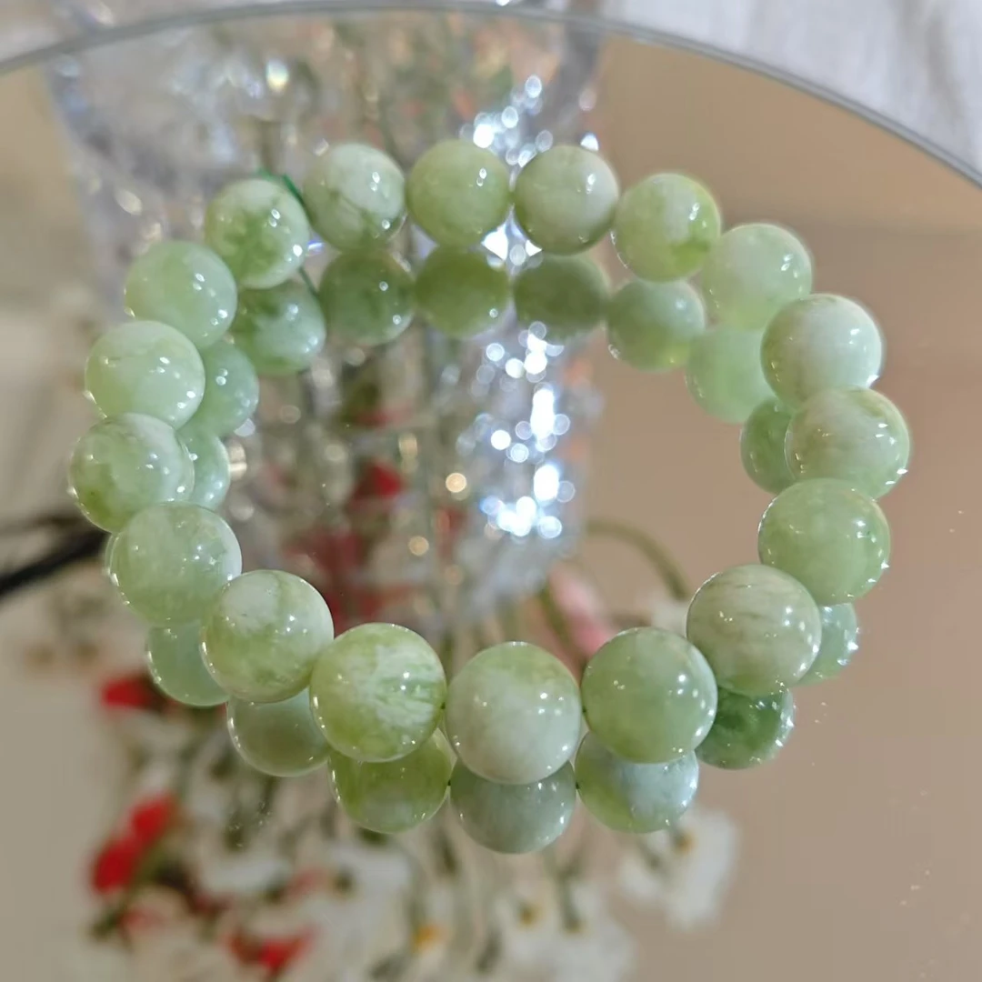 DL2110岫玉素圈11~12M手链