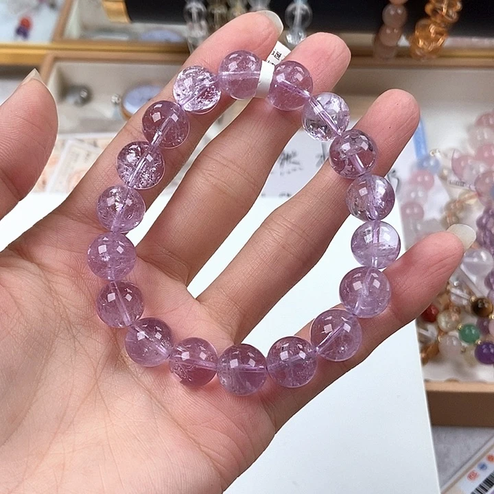 未镶嵌手链紫晶薰衣草紫水晶