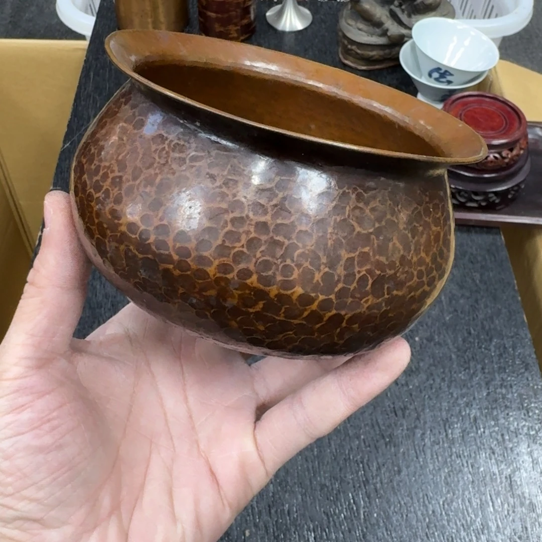 铜日本中古工艺品摆件