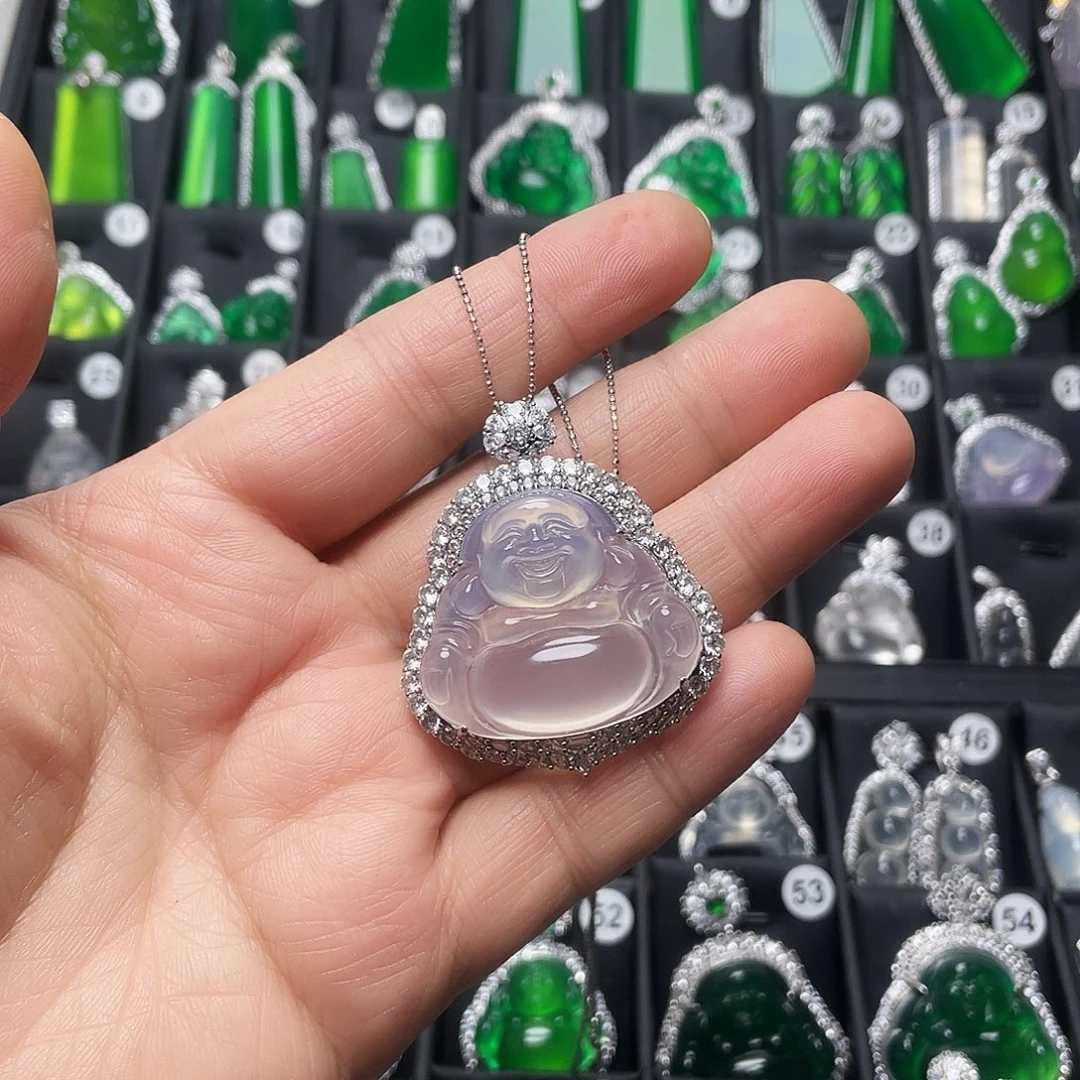 玛瑙/玉髓银S925镶嵌颈饰