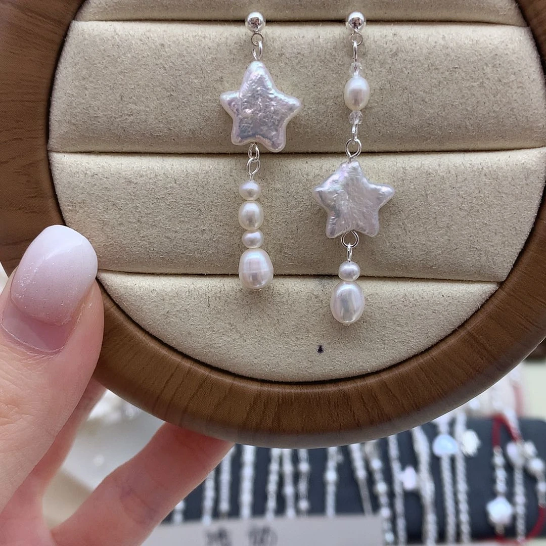 淡水珍珠耳饰未镶嵌