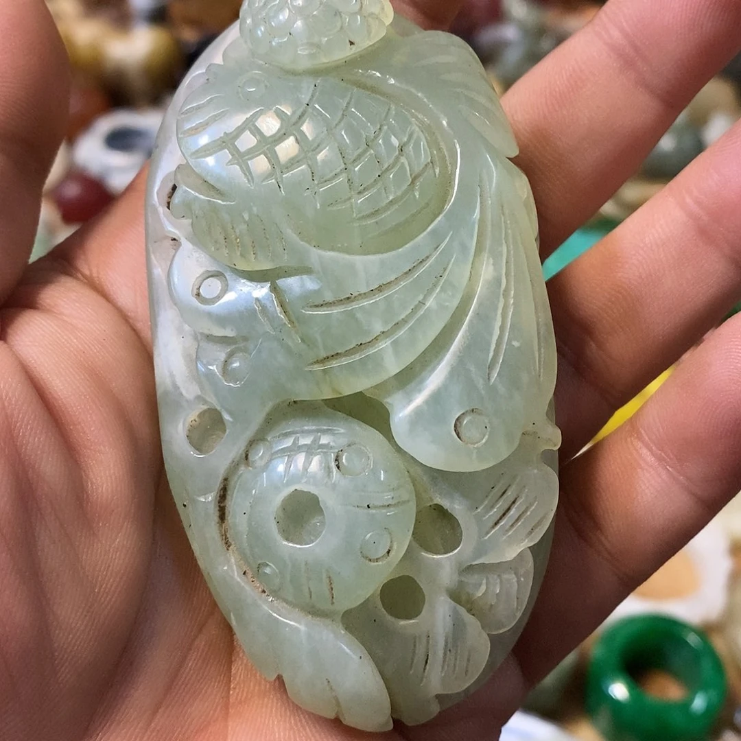 和田玉（糖玉）未镶嵌挂件