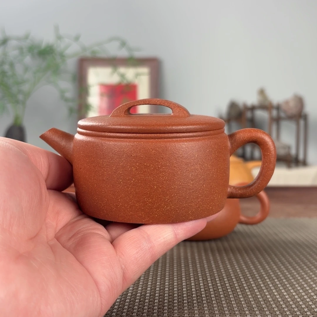 紫砂茶壶黄龙山原矿紫砂壶200