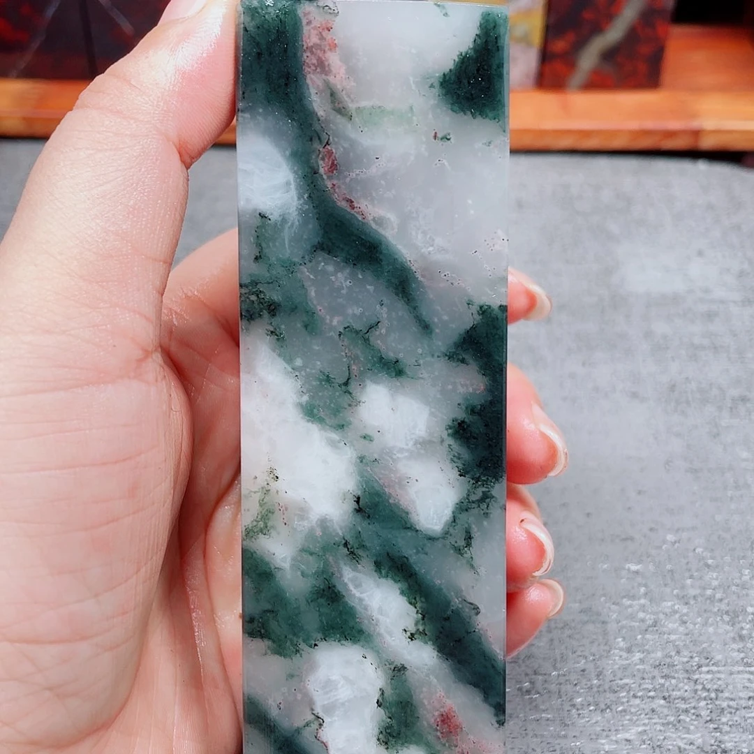 【闪购商品】玉桂林鸡血玉印章素章21