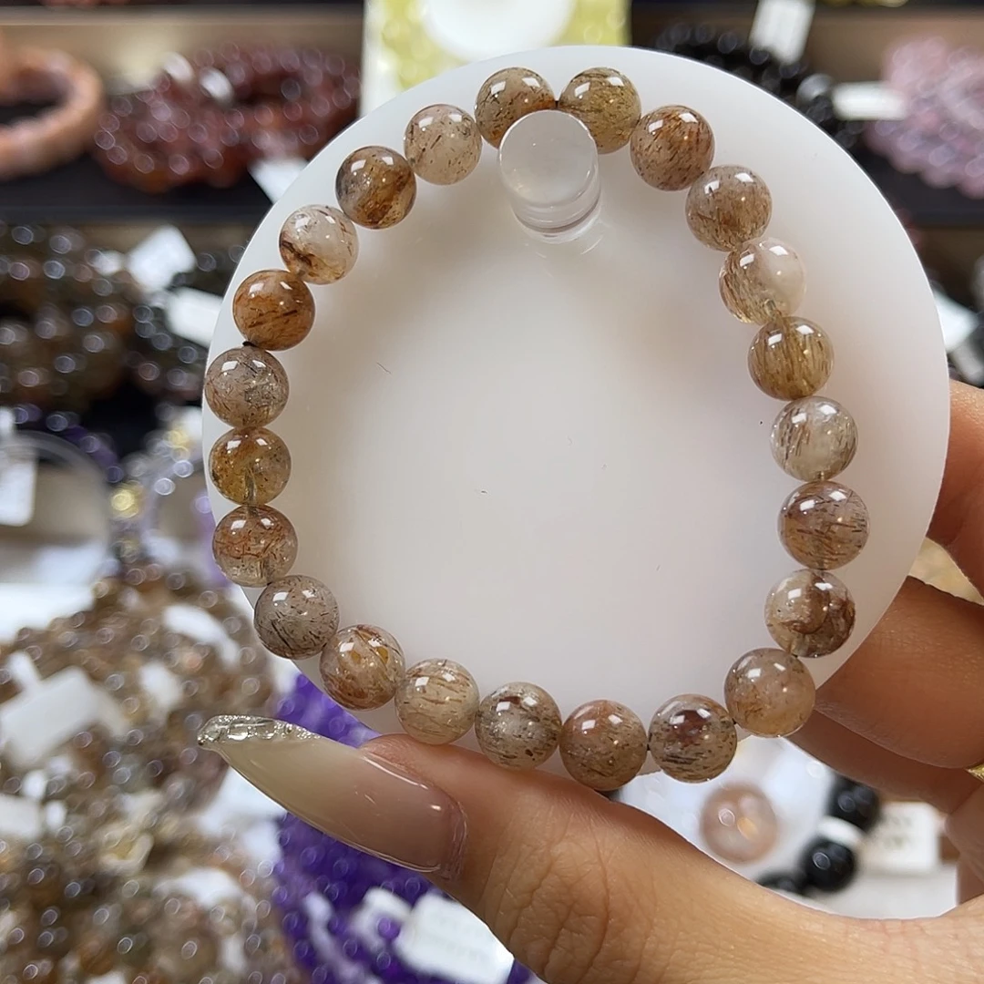 手串水晶未镶嵌漏价黑金超 8+