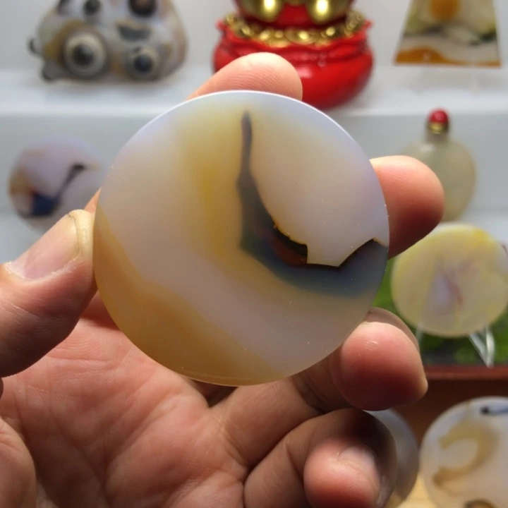 玛瑙/玉髓未镶嵌玛瑙花片