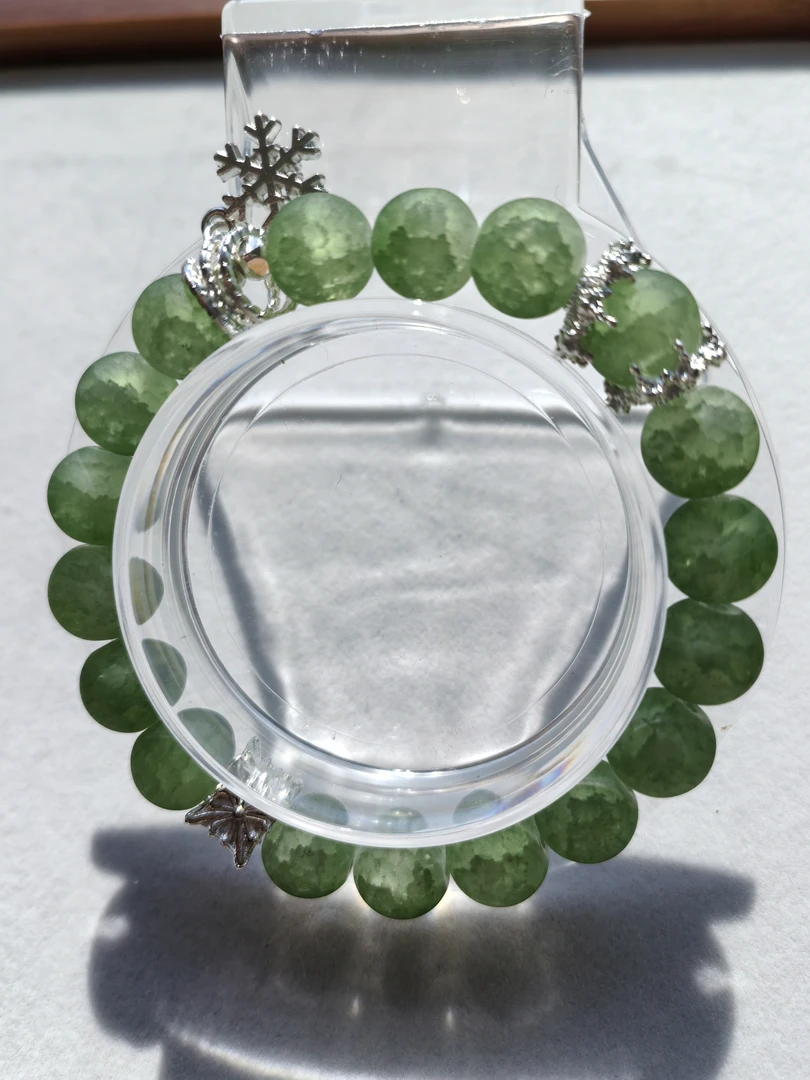 合金琉璃手链 手工琉璃手串原创设计青葱系列