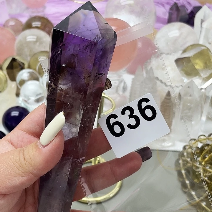 C***未镶嵌珠宝半成品紫晶636