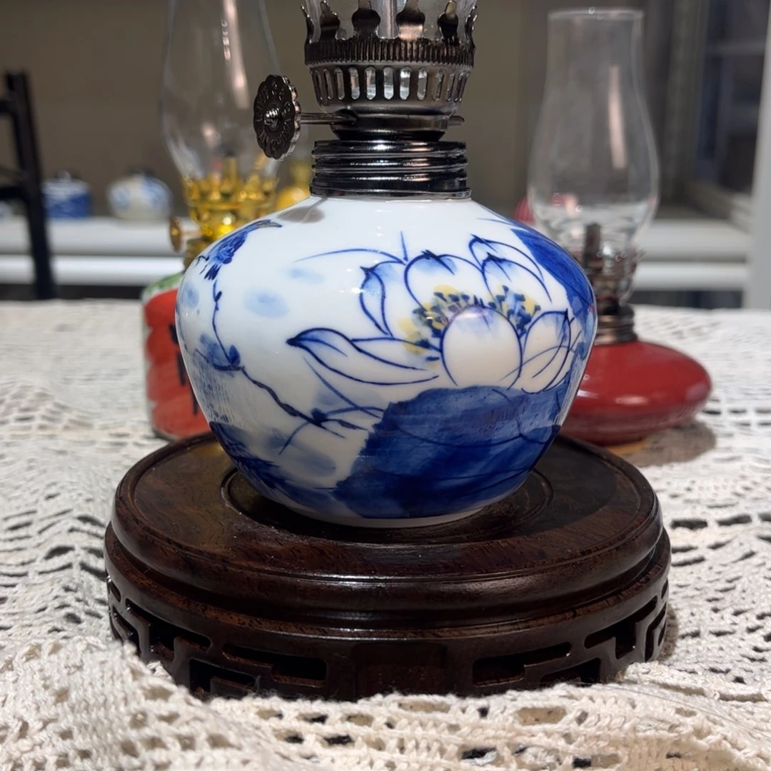 摆件景德镇陶瓷香薰灯