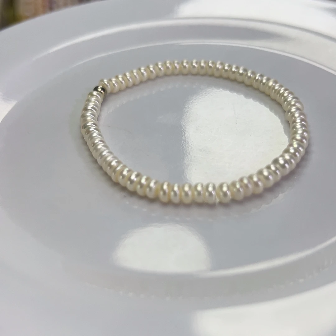 手绳淡水珍珠钛钢