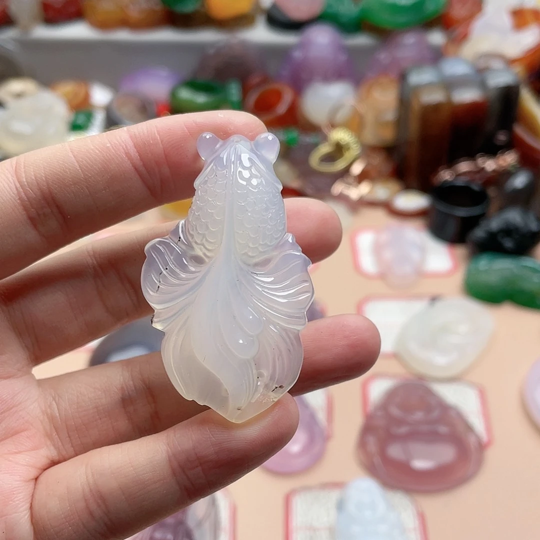 玛瑙/玉髓颈饰合金艳*天