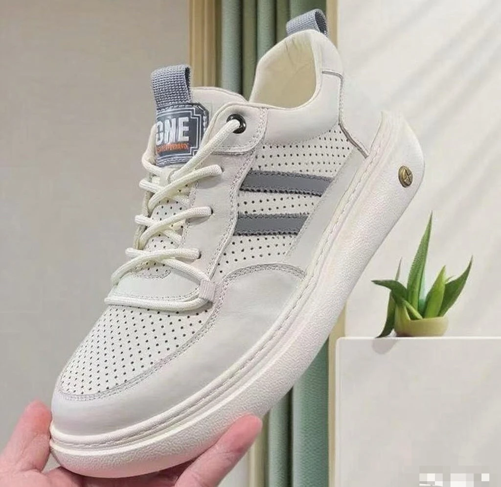 夏季新款运动鞋头层牛皮发泡底超轻休闲复古百搭时尚软底软面9066