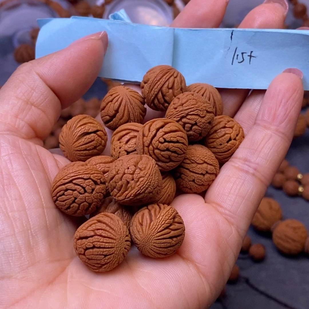 秦岭龙纹桃核1 6颗