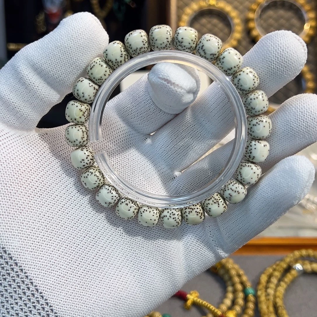 吊坠星月菩提10.9原生态侧留白单圈