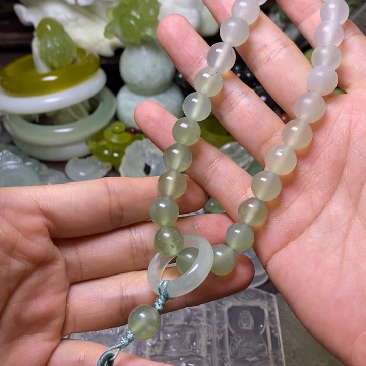 未镶嵌岫玉岫玉颈饰