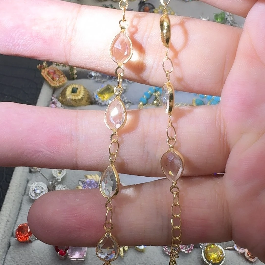 发晶戒指银S925镶嵌